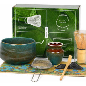 Kit De Matcha Ceremonial 8 Piezas Con Accesorios Completos