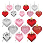 Adornos Colgantes Corazón San Valentín 36 Piezas Rojo Campes