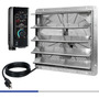 Ventilador De Escape De 20 Pulgadas Con Termostato Y Control Color