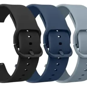 Correas De Silicona Ajustables Para Reloj 20mm Y 22mm 3pack