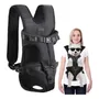 Mochila Porta Perros Delantera Ajustable Para Senderismo Neg