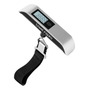 Báscula Digital Portátil Para Maletas 50 Kg Pantalla Lcd Pla Plata
