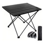 Mesa De Camping Plegable Negra 40x35x29 Cm Para Exteriores Negro
