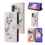 Funda Tipo Cartera Para Samsung Galaxy A56 5g Con Ranuras Mariposa Azul Nombre Del Diseño