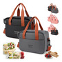 Bolsa De Almuerzo Térmica 10 Litros 2 Unidades Color Negro G