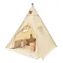 Casita De Juegos Para Niños Tienda De Campaña Beige 140 Cm Beige