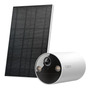 Cámara Wi-fi Solar Con Batería Recargable Detección Ia Con Negro