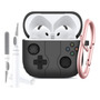 Funda Silicona AirPods 4 Generación A Prueba De Golpes Gris