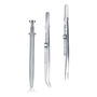 Pinzas De Joyería De Acero Inoxidable 3 Piezas 12cm Y 16cm Argén