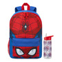 Mochila Infantil Spiderman Y Botella Sin Bpa 2 Piezas 19 Lit