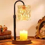 Lámpara Calentadora De Velas Con Temporizador Metal Y Vidrio