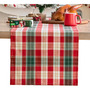 Corredor De Mesa Buffalo Check Rojo Y Blanco 30 X 180 Cm