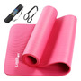 Tapete De Yoga Antideslizante Ecológico Rosa 183x61cm 1cm Rosa