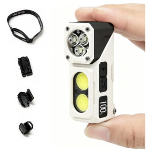 Mini Linterna Recargable Ajustable 90 Led Portátil Blanca