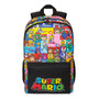 Mochila Escolar Niño Super Mario Fortnite Acolchada Ligera
