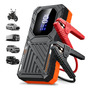 Arrancador De Batería De Auto 1500a 30000mah Portátil Led
