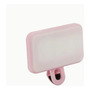 Luz Led Clip Portátil Para Celular Y Videollamadas Rosa Rosa