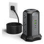 Torre De Extensión 15 Pies 9 Tomas 4 Usb Protección Sobreten