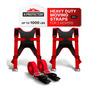 Correas De Elevación Para Mudanzas 2 Pares Soporte 1000 Kg Rojo