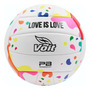 Balón De Voleibol Multicolor No 5 Para Playa Y Entrenamiento Blanco