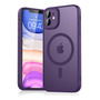 Funda Para iPhone 11 Magnética Mate Antihuellas Morado Oscur Morado Oscuro Nombre Del Diseño