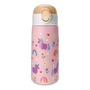 Termo De Acero Inoxidable Infantil 500ml Rosa Doble Pared Rosa