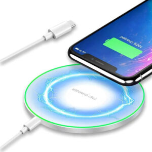 Cargador Inalámbrico 15w Ultradelgado Para iPhone Y Samsung