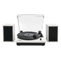 Reproductor De Vinilo Blanco 3 Velocidades Bluetooth Con Alt Color