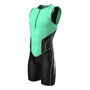 Traje De Triatlón Acolchado Verde Para Hombre Sin Mangas Med Verde (mint Green) Diseño De La Tela Largo