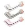 Mangas Protectores Uv Upf 50 Transpirables Alta Elasticidad México Blanco + Gris + Rosa
