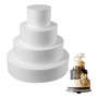 Cake Dummy 4 Piezas Poliestireno Redondo Para Pasteles Event