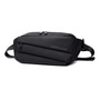Riñonera Multifuncional Impermeable Para Hombre Negra 27x13c Negro Diseño De La Tela