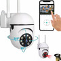 Cámara De Seguridad Exterior Wifi 1080p Visión Nocturna 360 Color