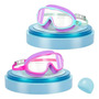Gafas De Natación Antivaho Uv Juego 2 Pcs Ideal Niños Y Adul