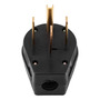 Enchufe Nema 14-50p 50a 250v Recto 4 Pines Color Negro