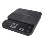Báscula Digital De Café 3kg 0.1g Recargable Con Temporizador Negro 0 G