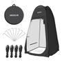 Tienda De Privacidad Portátil 190x100cm Ducha Camping Fácil Negro