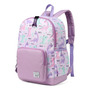 Mochila Infantil Dinosaurio Morado Ligera Impermeable Para N Dinosaurio Morado Diseño De La Tela