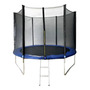 Trampolín 2.43 M Para Niños Con Red Escalera Y Protección Uv Color De La Lona De Salto Color Del Cobertor De Resortes