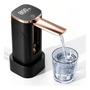 Dispensador De Agua Garrafón Plegable 2 En 1 Bomba Usb Led Negro