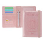 Funda De Pasaporte Con Protección Rfid Ligera Y Organizadora A - Rose Gold - Mx Diseño De La Tela