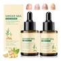 Suero De Jengibre 30ml 2pzs Para Fortalecer Uñas Agrietadas Color