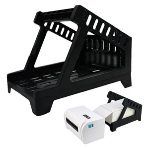 Soporte De Etiquetas Térmico Negro Para Rollos Y Envío 22,8
