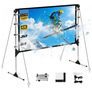 Pantalla De Proyector Portátil 120 Pulgadas 4k Hd Plegable