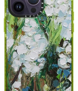 Funda Para iPhone 14 Pro Max Protección Militar Flores Silve
