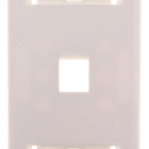 Placa De Pared Universal Blanca 1 Salida 1 Puerto