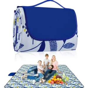 Manta De Picnic Impermeable 150x200cm Plegable Resistente Hojas