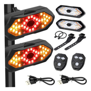 Luces Traseras Para Bicicleta Con Control Remoto Recargables