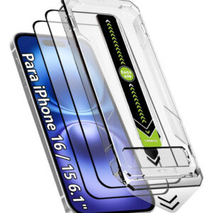 Protector De Pantalla Cristal Templado iPhone 15 16 6.1 PuLG