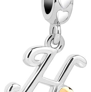 Dije De Corazón En Cobre Para Pulseras Y Collares 10 Gramos